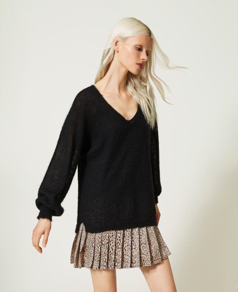 Maglia in Alpaca con Abito TWINSET